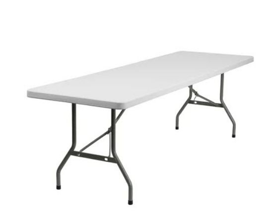 8ft Rectangular Folding Table